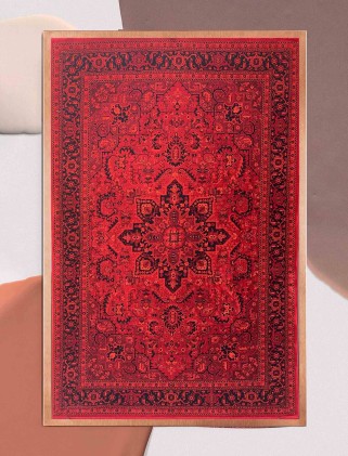 فرش ماشینی گبه بلوچ لاکی 700 شانه کد 827