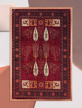 فرش ماشینی گبه بلوچ لاکی 700 شانه کد 810