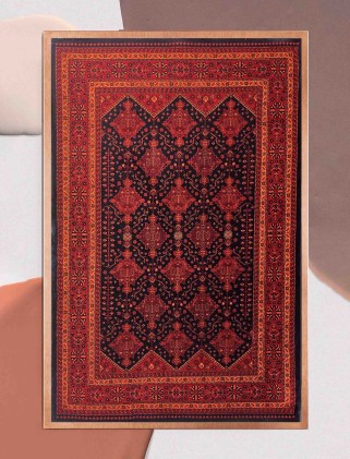 فرش ماشینی گبه بلوچ لاکی 700 شانه کد 809