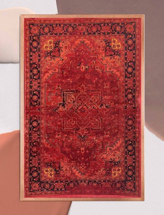 فرش ماشینی گبه بلوچ لاکی 700 شانه کد 812
