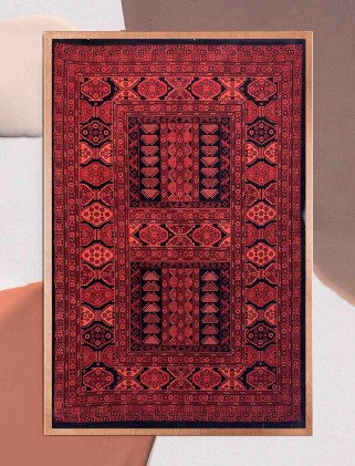 فرش ماشینی گبه بلوچ لاکی 700 شانه کد 806