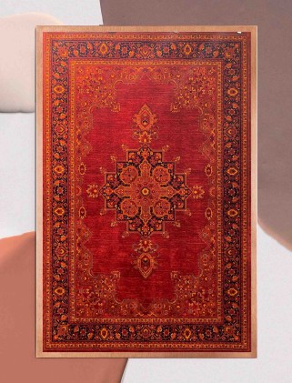 فرش ماشینی گبه بلوچ لاکی 700 شانه کد 2806