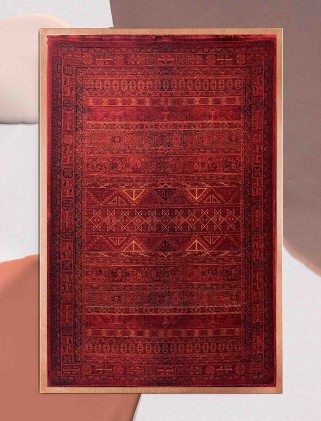 فرش ماشینی گبه بلوچ لاکی 700 شانه کد 815