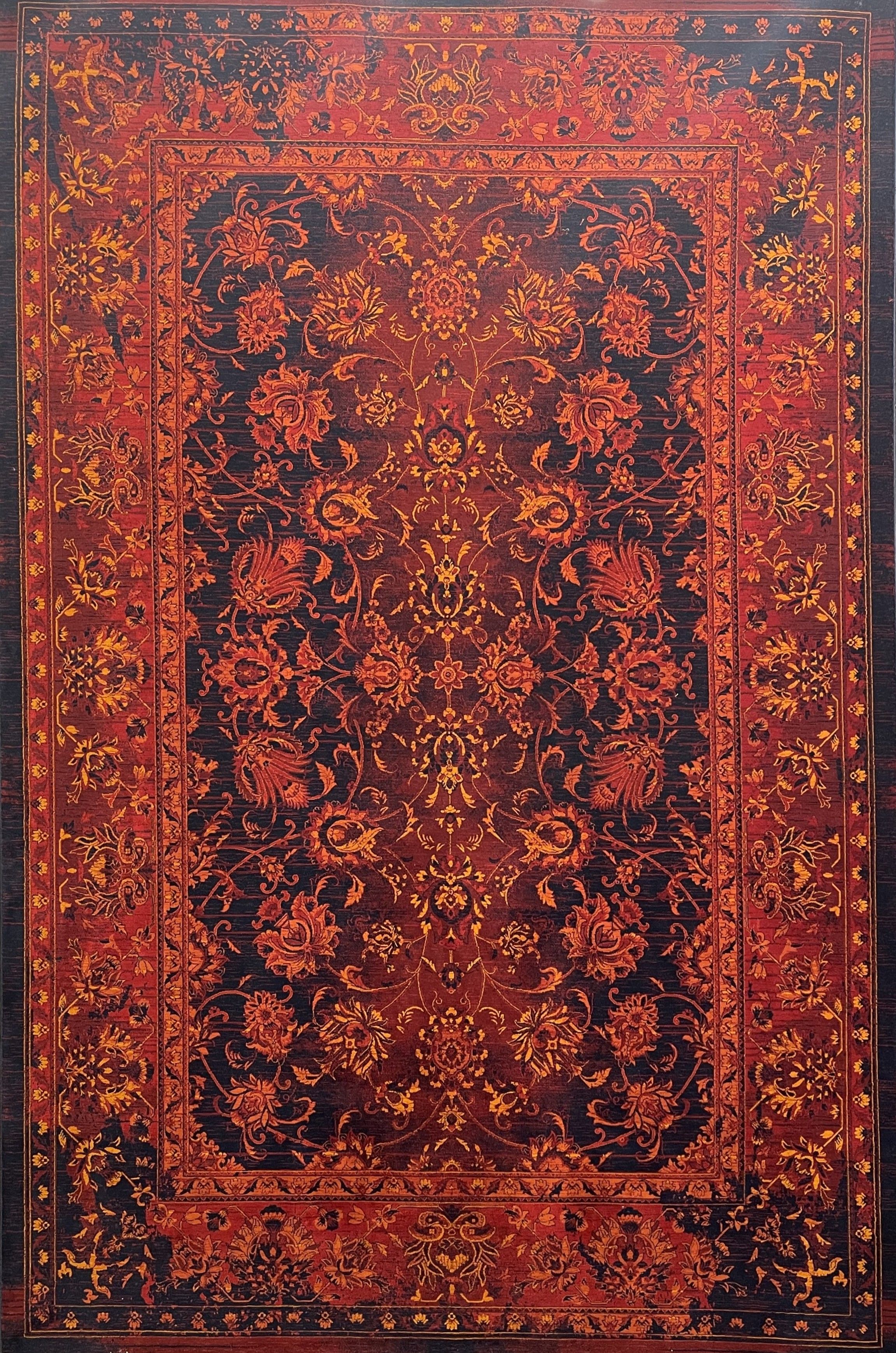 فرش ماشینی گبه بلوچ لاکی 700 شانه کد 2828