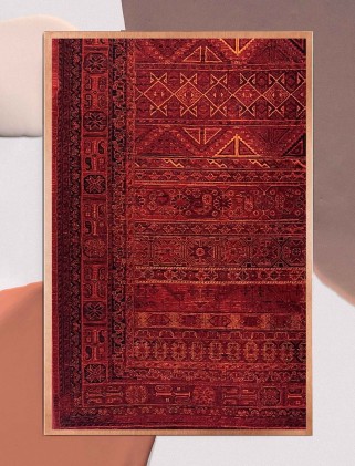 فرش ماشینی گبه بلوچ لاکی 700 شانه کد 815