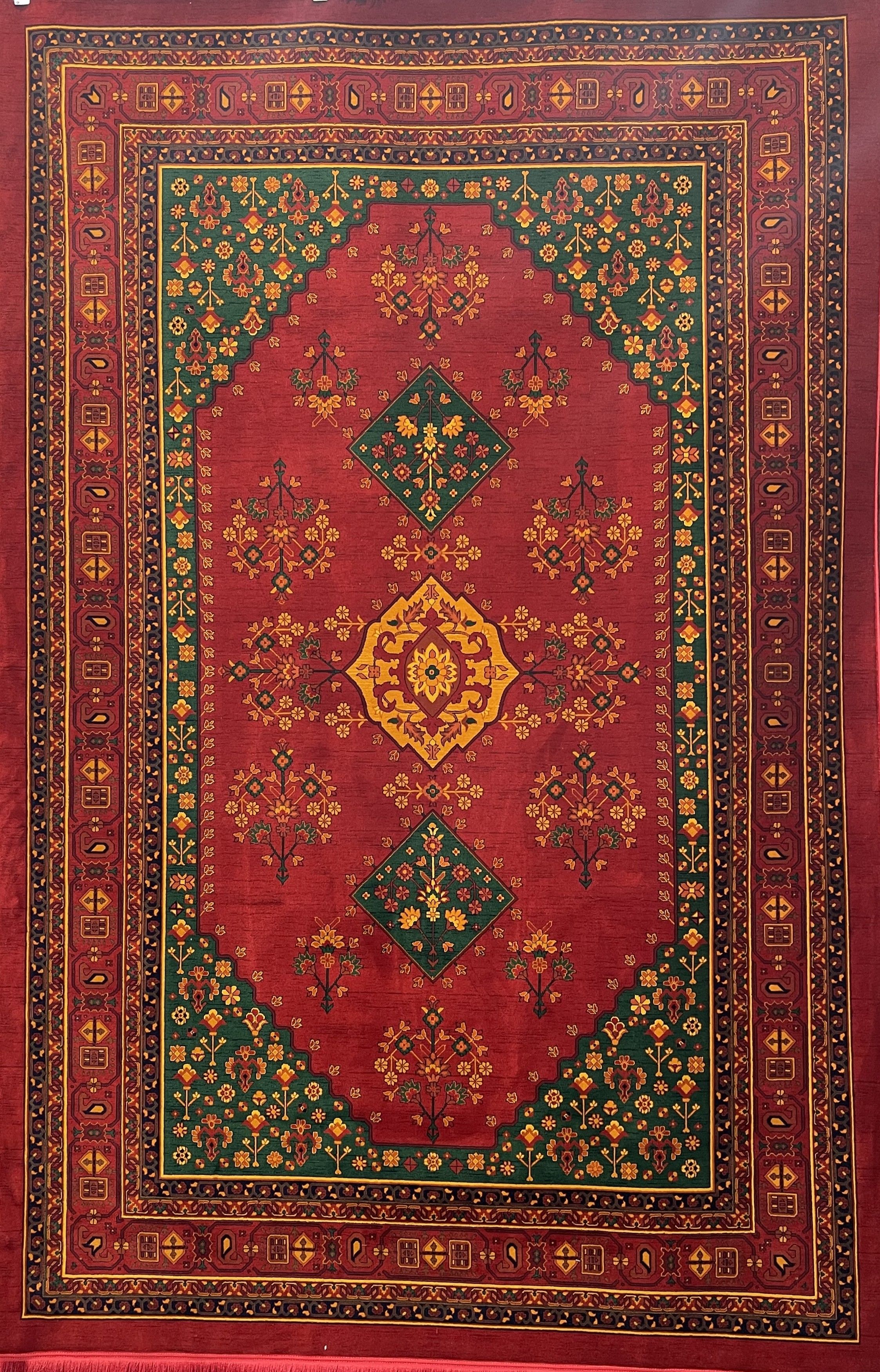 فرش ماشینی گبه بلوچ روناسی 700 شانه کد 711