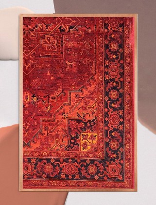فرش ماشینی گبه بلوچ لاکی 700 شانه کد 812