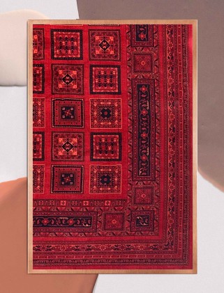 فرش ماشینی گبه بلوچ لاکی 700 شانه کد 822