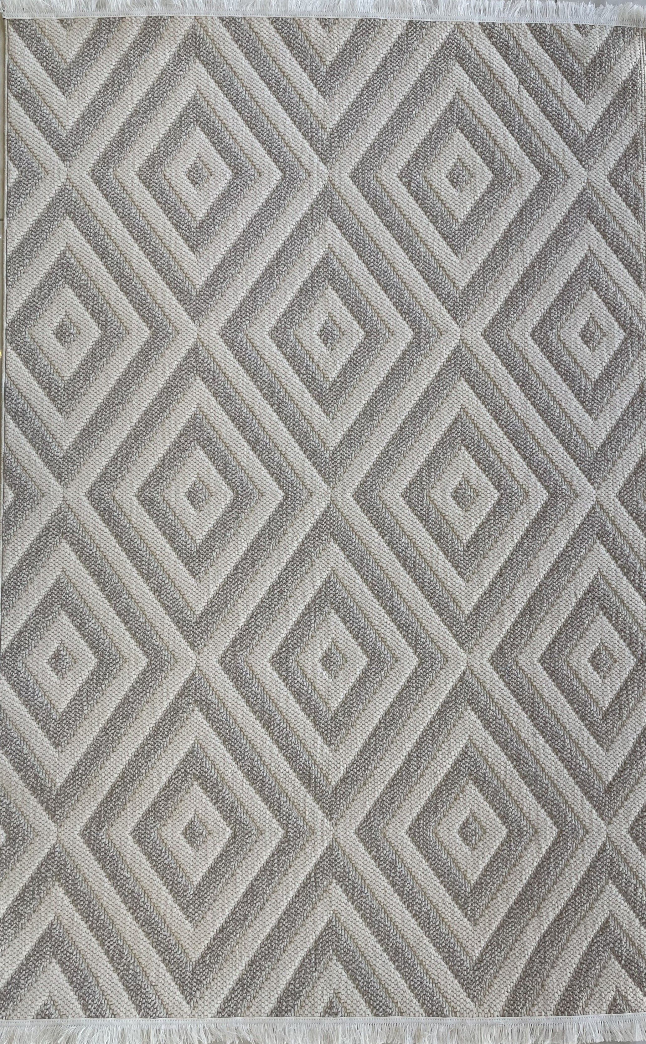 فرش ماشینی پینترست کرم کد 101