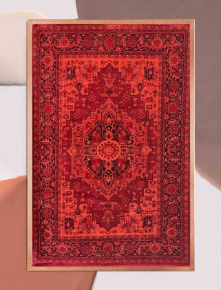 فرش ماشینی گبه بلوچ لاکی 700 شانه کد 824