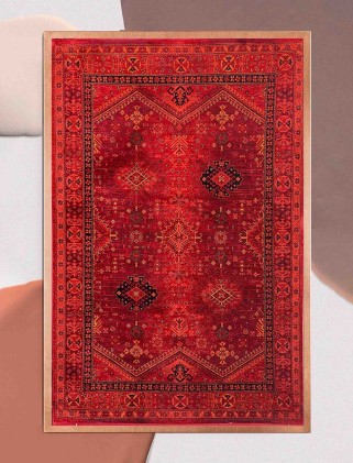 فرش ماشینی گبه بلوچ لاکی 700 شانه کد 816