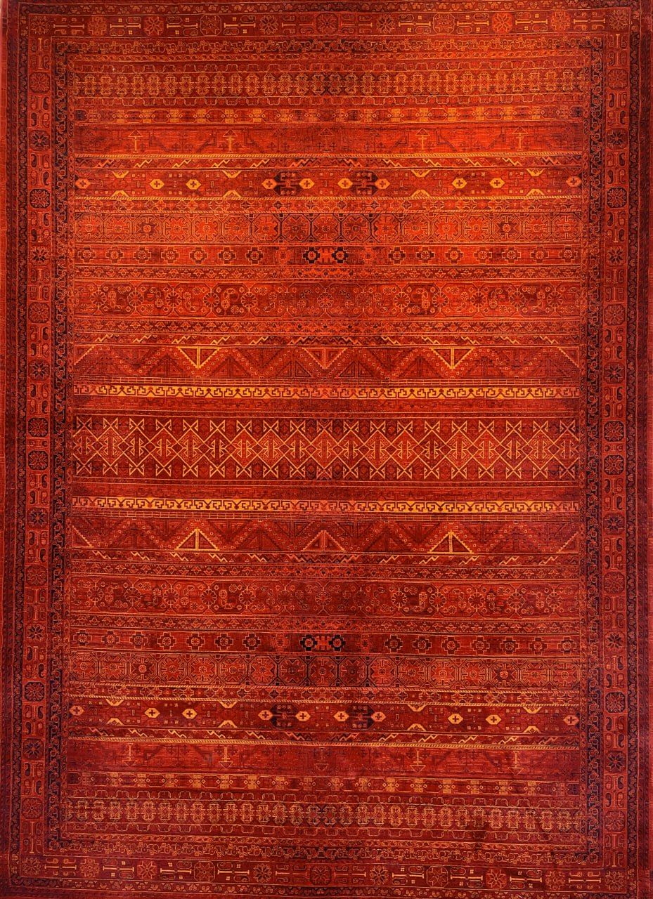 فرش ماشینی گبه بلوچ لاکی 700شانه کد 815