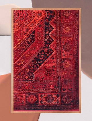 فرش ماشینی گبه بلوچ لاکی 700 شانه کد 828