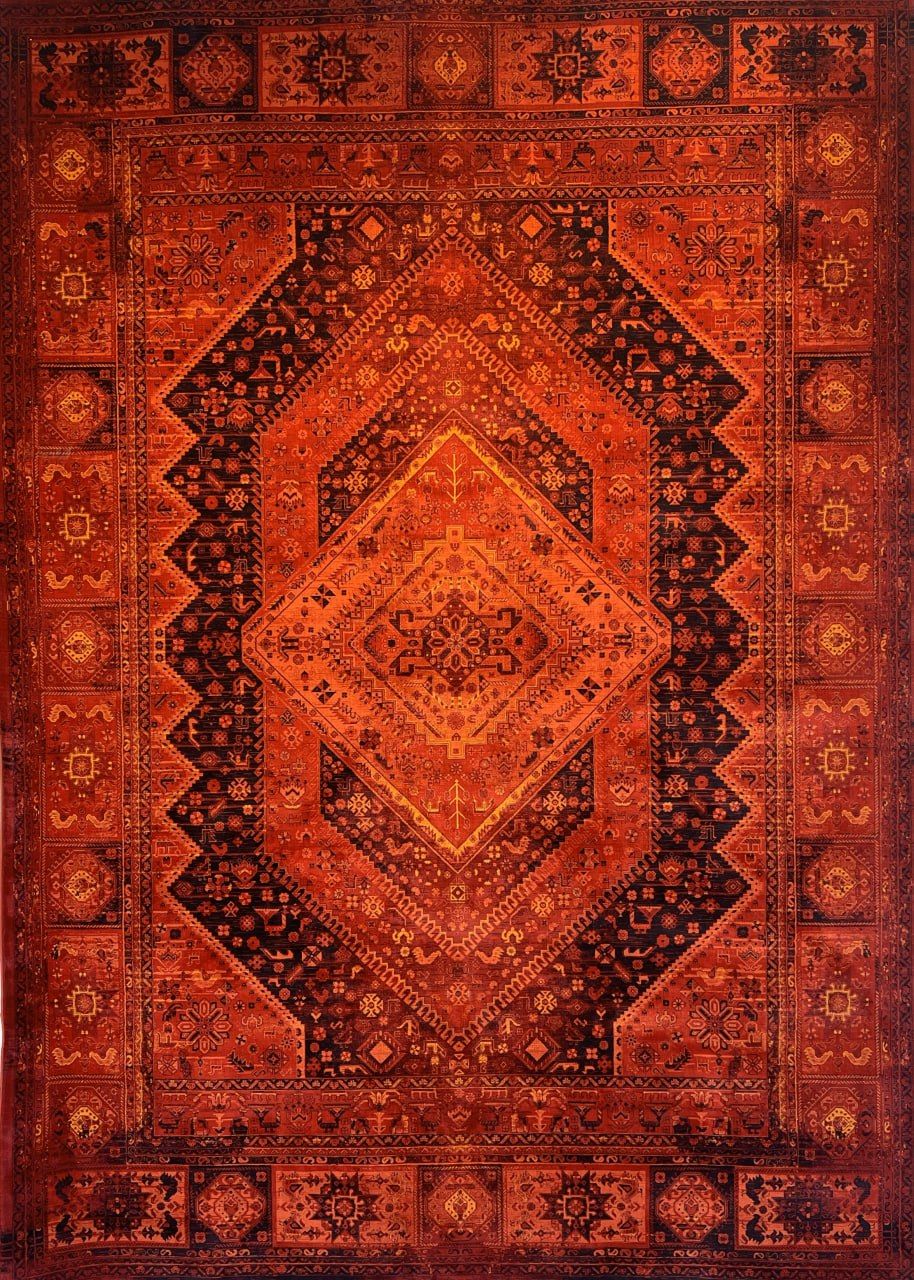 فرش ماشینی گبه بلوچ لاکی 700 شانه کد828