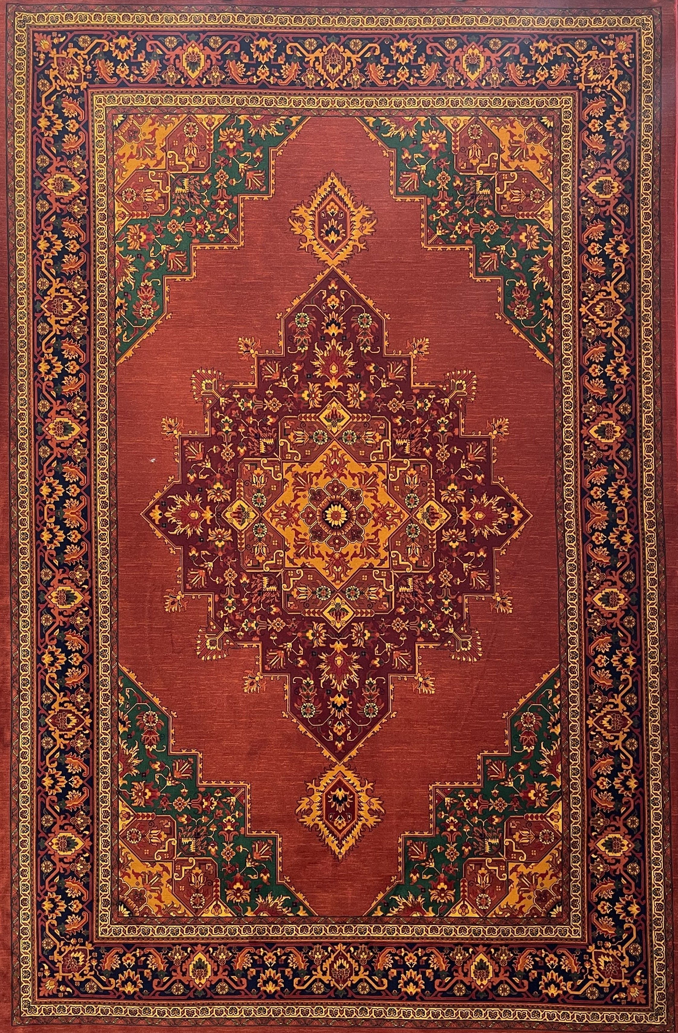 فرش ماشینی گبه بلوچ عنابی 700 شانه کد 703