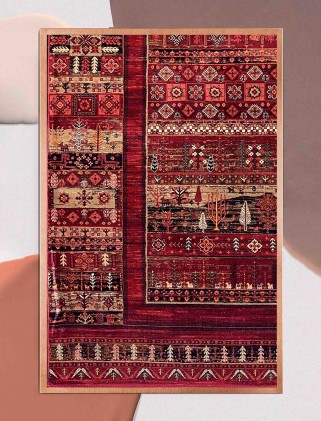 فرش ماشینی گبه بلوچ لاکی 700 شانه کد 818