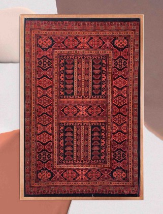 فرش ماشینی گبه بلوچ لاکی 700 شانه کد 807