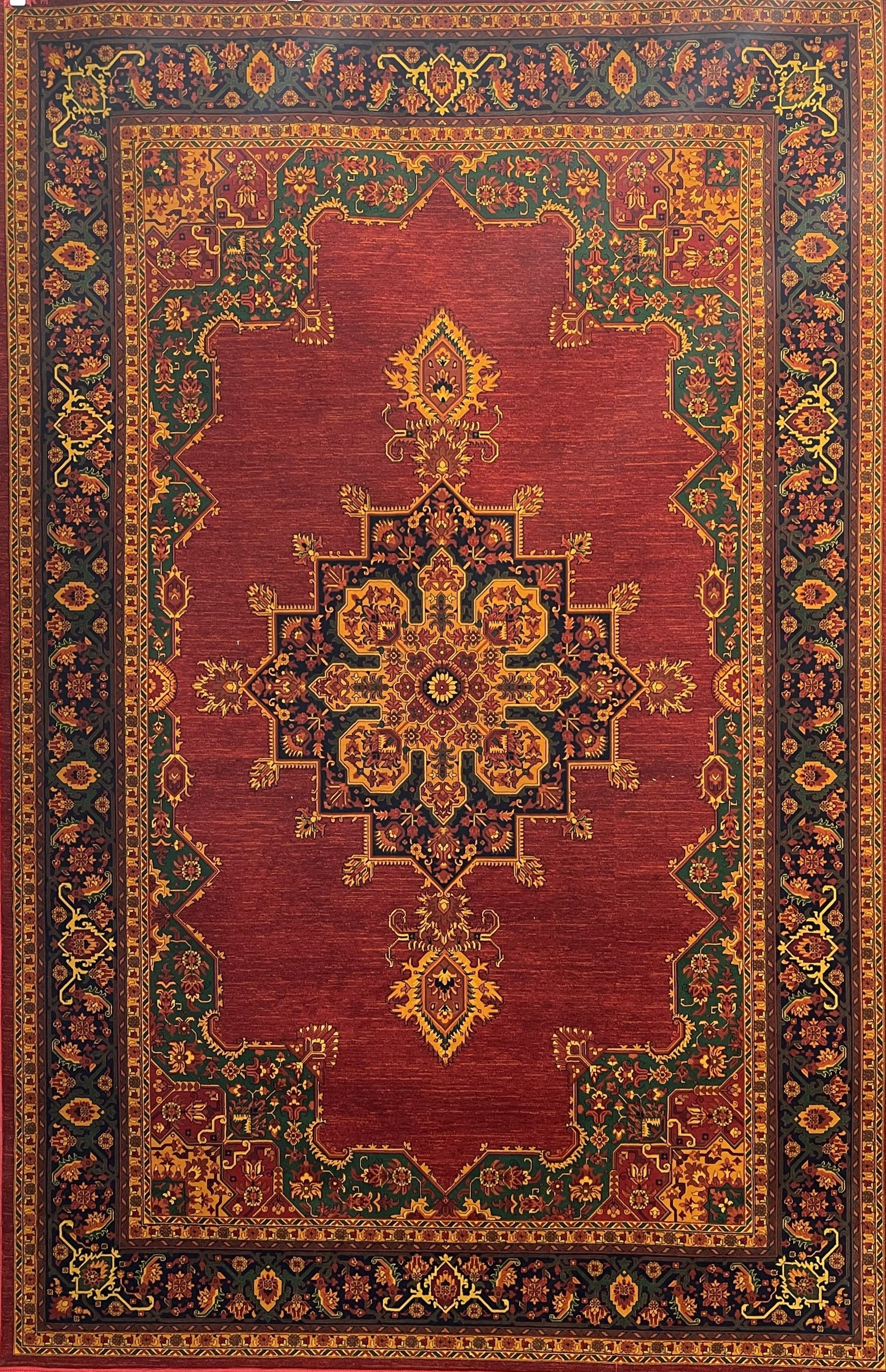 فرش ماشینی گبه بلوچ روناسی 700 شانه کد 717