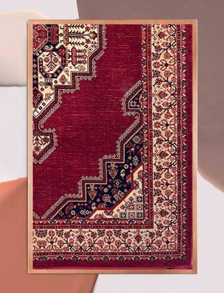 فرش ماشینی گبه بلوچ لاکی 700 شانه کد 820