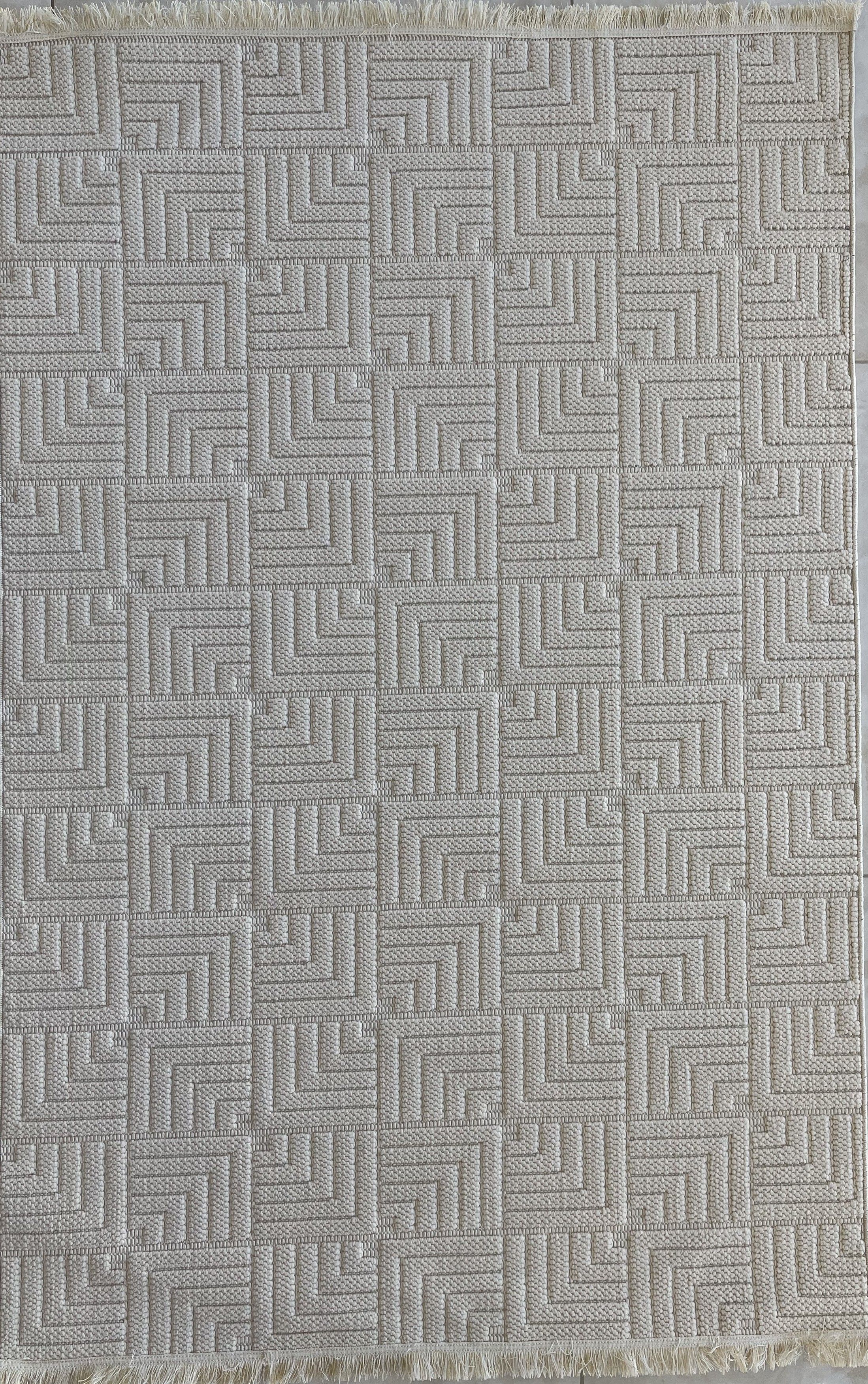 فرش ماشینثی پینترست کرم کد 115