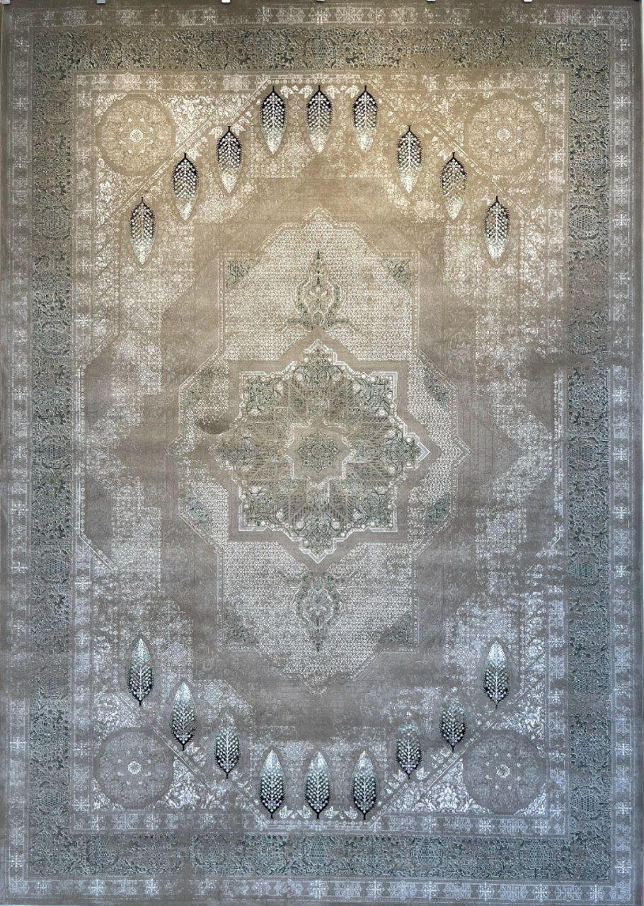 فرش ماشینی هورتاش سبز 1200 شانه