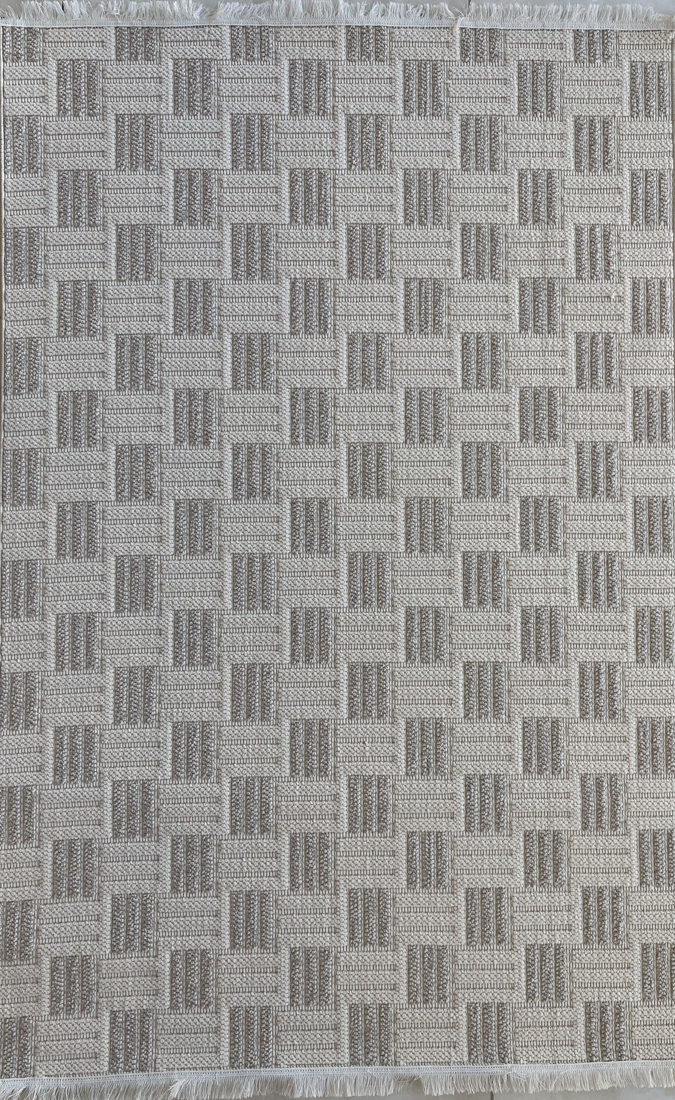 فرش ماشینی پینترست کرم 123