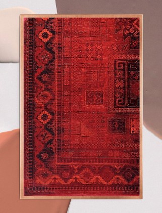 فرش ماشینی گبه بلوچ لاکی 700 شانه کد 817