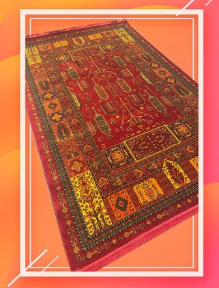 فرش ماشینی گبه بلوچ روناسی 700شانه کد 707