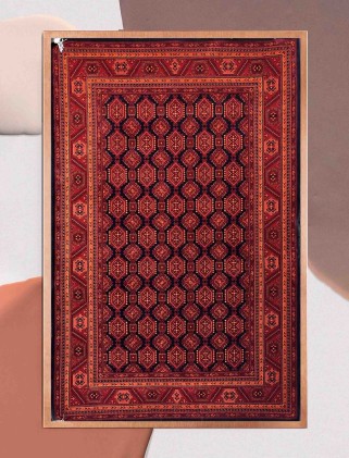 فرش ماشینی گبه بلوچ لاکی 700 شانه کد 808