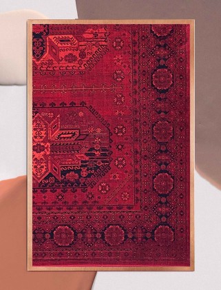 فرش ماشینی گبه بلوچ لاکی 700 شانه کد 826